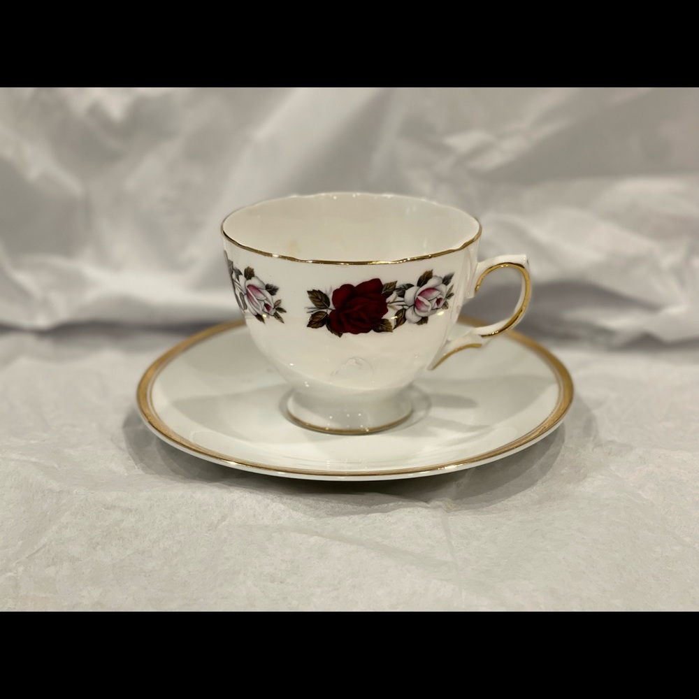 Royal Vale Rose Teacup and Saucer
